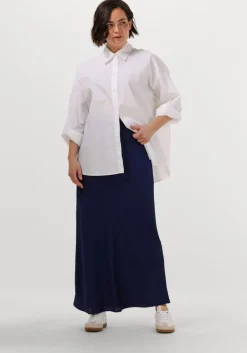 donkerblauwe bruuns bazaar maxirok joanelle skirt