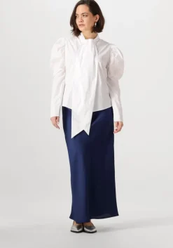 donkerblauwe bruuns bazaar maxirok joanelle skirt