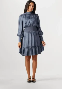 donkerblauwe bruuns bazaar mini jurk berry dress