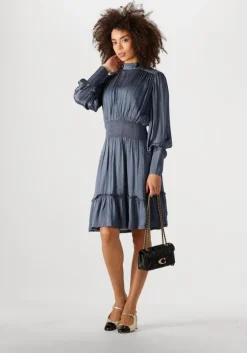 donkerblauwe bruuns bazaar mini jurk berry dress