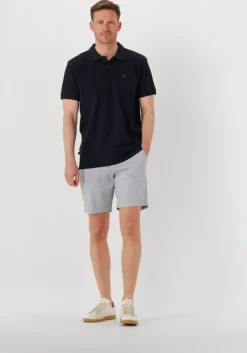 donkerblauwe butcher of blue polo army pique polo