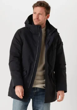 donkerblauwe butcher of blue parka's galena mk.2 3in1 jacket