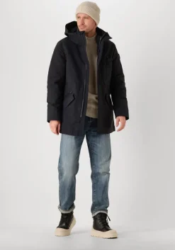 donkerblauwe butcher of blue parka's galena mk.2 3in1 jacket