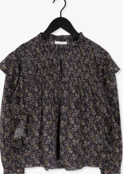 donkerblauwe by-bar blouses daniek sanjay blouse