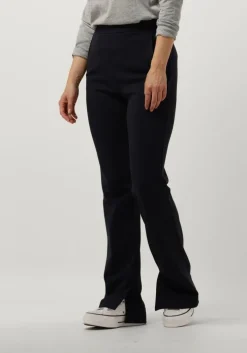 donkerblauwe by-bar flared broek lowie pant