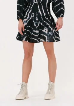 donkerblauwe by-bar minirok jamie tie dye skirt