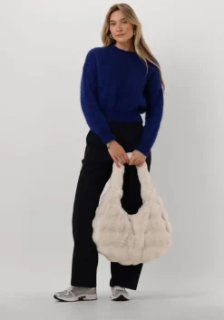 donkerblauwe by-bar trui sonny pullover