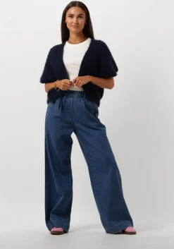 donkerblauwe by-bar vest anna cardigan