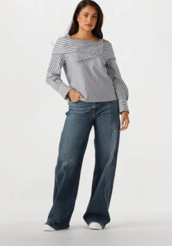 donkerblauwe caroline biss blouses 1681