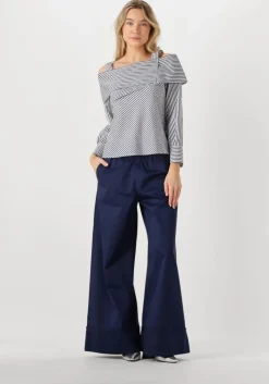 donkerblauwe caroline biss pantalon 1528