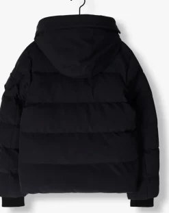 donkerblauwe cars jeans gewatteerde jas camden