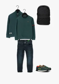 donkerblauwe cars jeans slim fit jeans kids bates slim fit