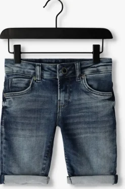 donkerblauwe cars jeans shorts kids florida comf.str