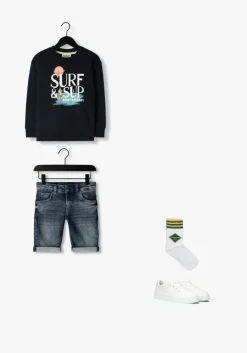 donkerblauwe cars jeans shorts kids florida comf.str