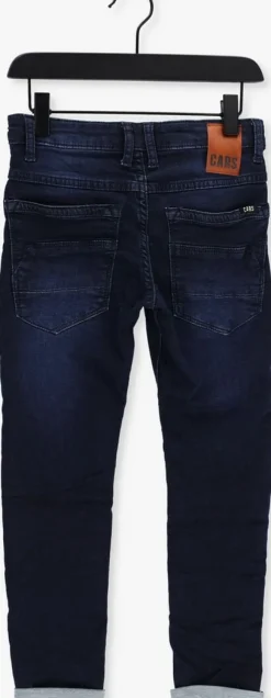 donkerblauwe cars jeans slim fit jeans kids burgo jog