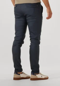 donkerblauwe cast iron chino riser chino