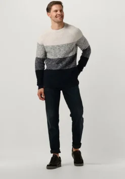 donkerblauwe cast iron straight leg jeans shiftback regular tapered