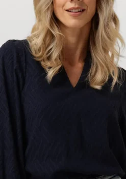 donkerblauwe circle of trust blouses alina blouse