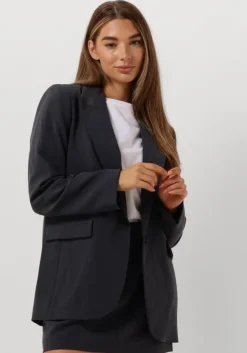 donkerblauwe co'couture blazer vola single oversized blazer