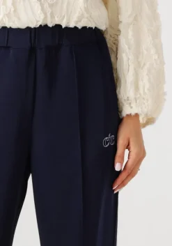 donkerblauwe co'couture joggingbroek amiracc crease ll pant