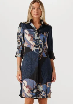 donkerblauwe dea kudibal mini jurk kamilles