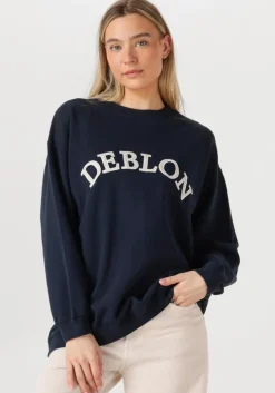 donkerblauwe deblon sports sweater romee