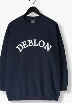 donkerblauwe deblon sports sweater romee