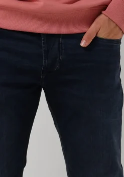 donkerblauwe diesel straight leg jeans 1986 larkee-beex