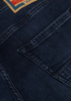 donkerblauwe diesel straight leg jeans 1986 larkee-beex