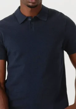 donkerblauwe drykorn polo triton 420187