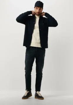 donkerblauwe drykorn slim fit jeans west 260084