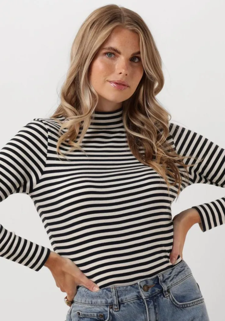 donkerblauwe drykorn tops & t-shirts fjola