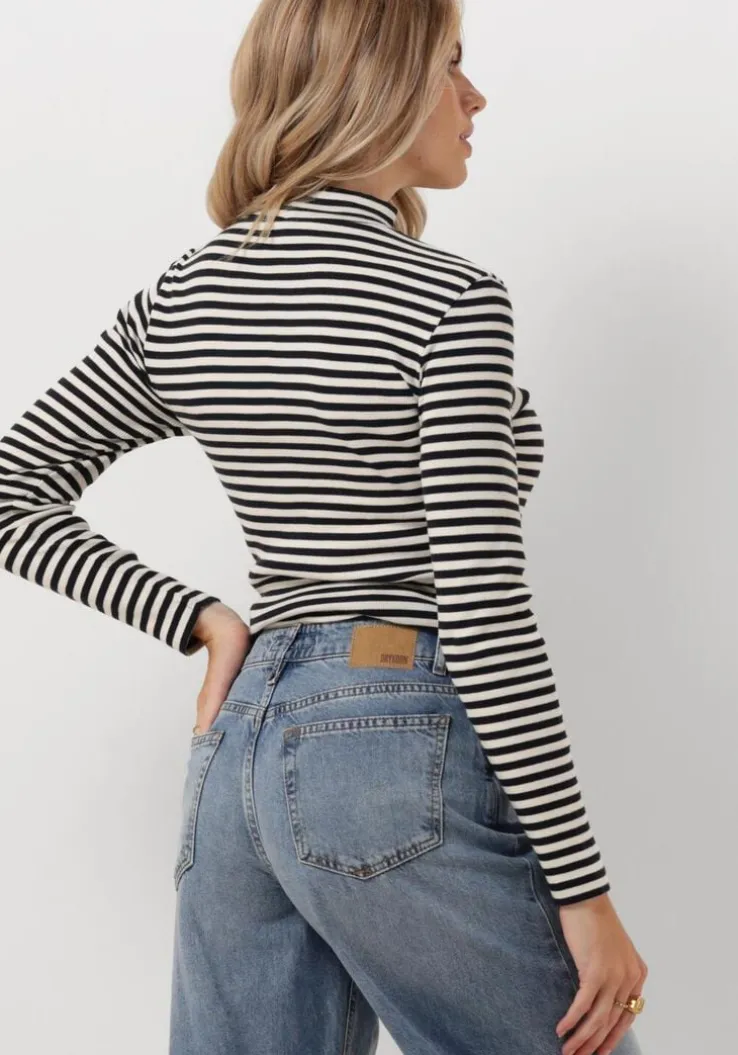 donkerblauwe drykorn tops & t-shirts fjola