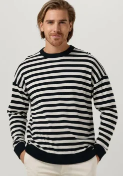 donkerblauwe drykorn trui freddy 424023