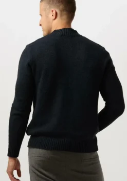 donkerblauwe drykorn trui zayn