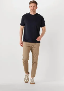 donkerblauwe drykorn t-shirt thilo 520198