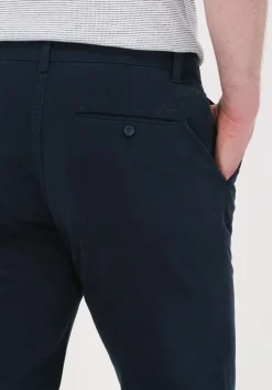 donkerblauwe dstrezzed chino charlie chino pants stretch twill