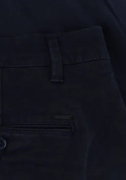 donkerblauwe dstrezzed chino charlie chino pants stretch twill