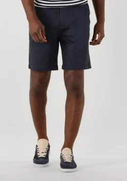 donkerblauwe dstrezzed korte broek lancaster shorts
