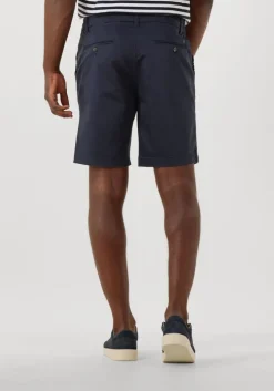 donkerblauwe dstrezzed korte broek lancaster shorts