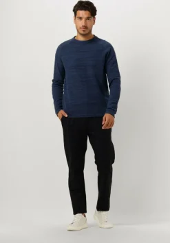 donkerblauwe dstrezzed pantalon lancaster tapered