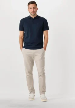donkerblauwe dstrezzed polo camilo polo