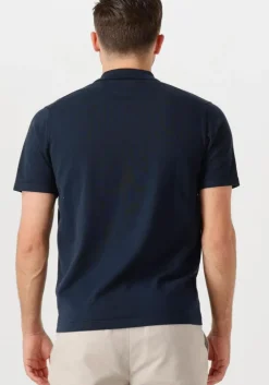 donkerblauwe dstrezzed polo camilo polo