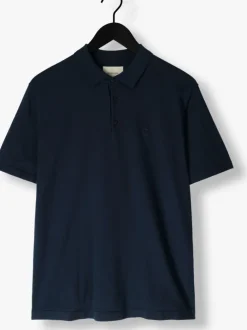 donkerblauwe dstrezzed polo camilo polo