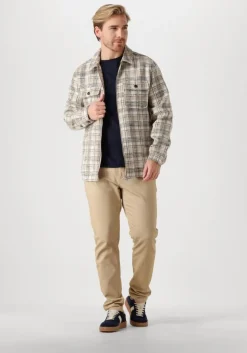 donkerblauwe dstrezzed trui newman crew