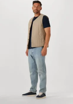 donkerblauwe dstrezzed t-shirt zeke tee