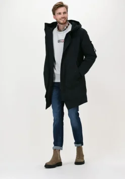 donkerblauwe elvine parka's gunter