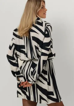 donkerblauwe est'seven mini jurk est’journee dress bambu