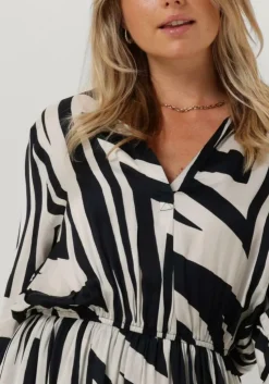 donkerblauwe est'seven mini jurk est’journee dress bambu