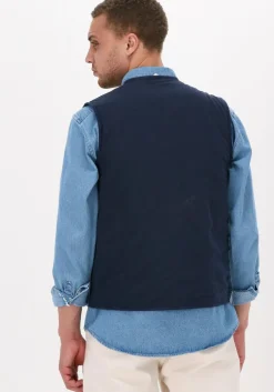 donkerblauwe forét bodywarmer trowel